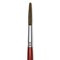 Escoda Light Ox Hair Long Highliner Brush - Round Square, Size 10